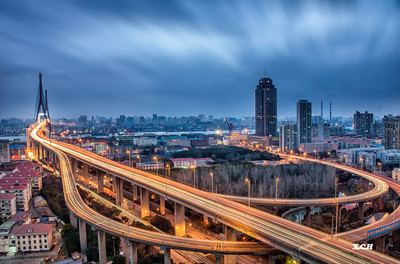 看不見的城市 一組上海的高空視角
